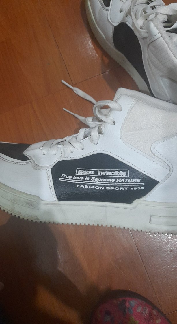 Kadın Beyaz Siyah Spor Ayakkabı - Görsel 3