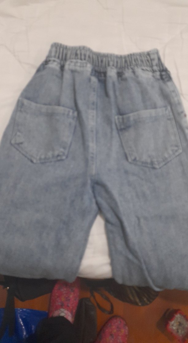 Kız çocuk Denim Bol Kesim Midi Jean - Görsel 3