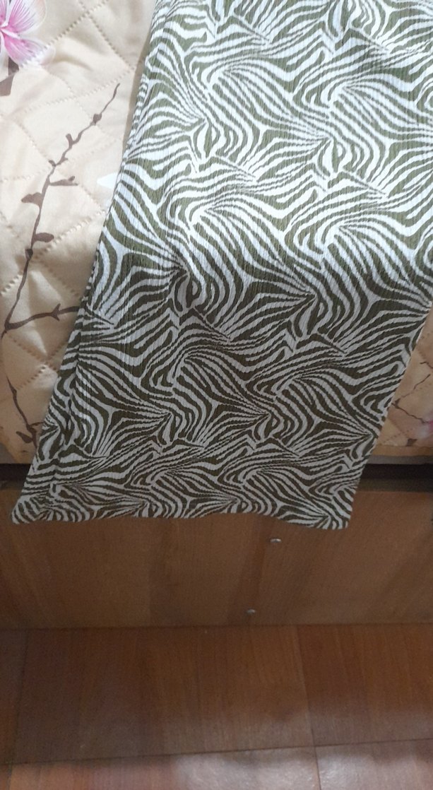 Gri Zebra Desenli Bol Kesim çocuk İspanyol paça - Görsel 2