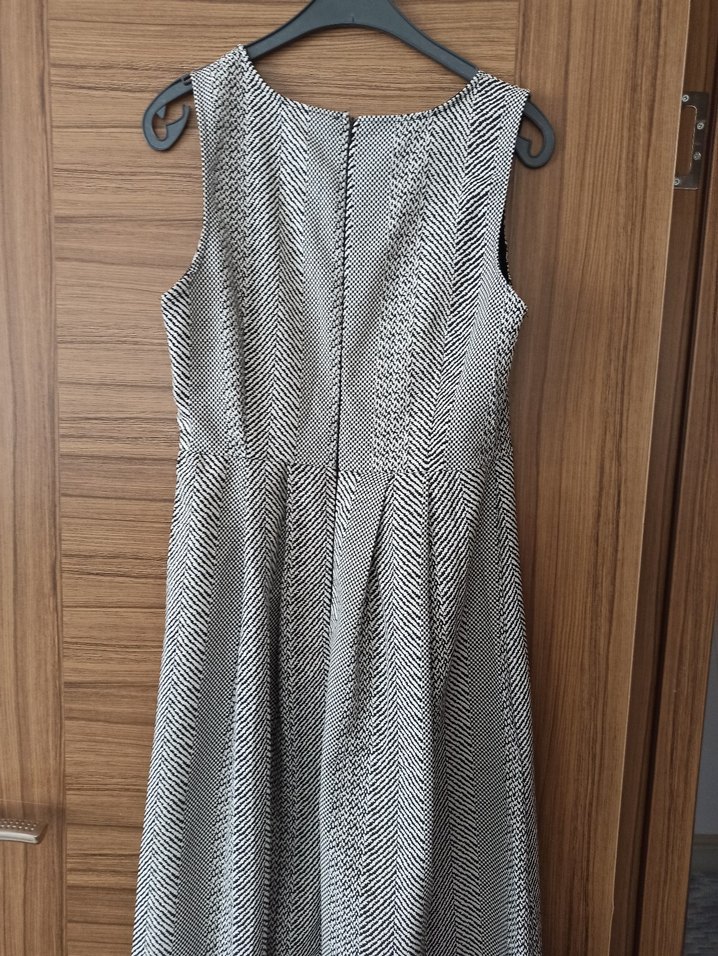 Gri Düğmeli Bohem Kadın Uzun Elbise - Görsel 5