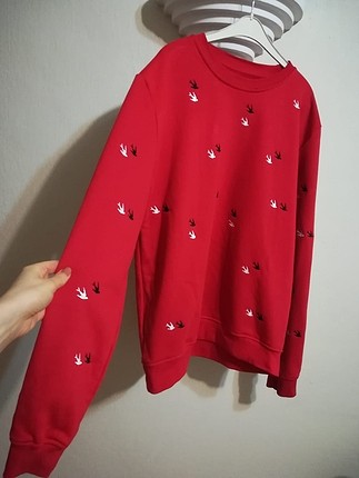 kırmızı sweatshirt 