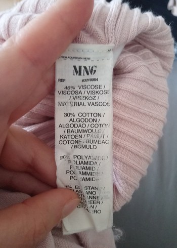 s Beden ten rengi Renk Bej V Yakalı Triko Kadın Kazak
