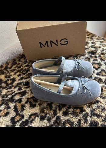 Gri Süet Kız Bebek Babet Ayakkabı - Görsel 2