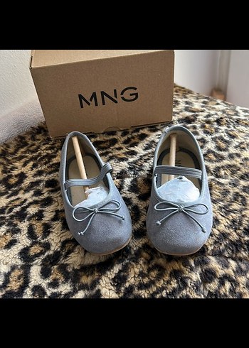 Gri Süet Kız Bebek Babet Ayakkabı - Görsel 5