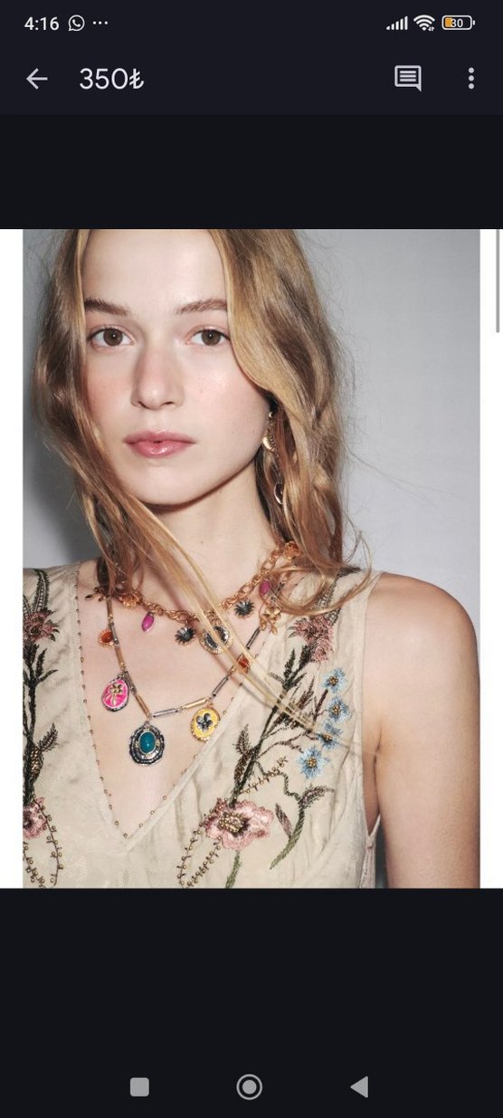 ZARA Flora Kolye - Görsel 3