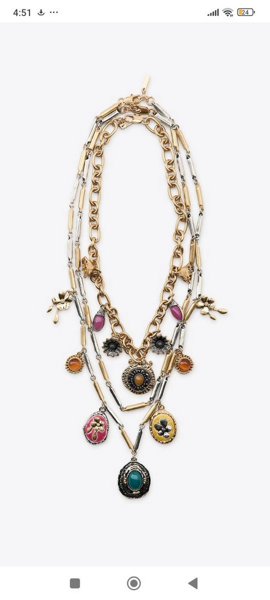 ZARA Flora Kolye - Görsel 5