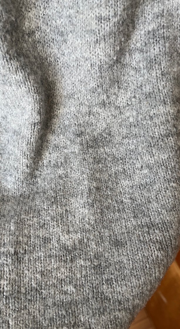 Gri Balıkçı Yaka Örgü Kadın Kazak - Görsel 3