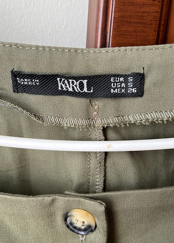 Düğmeli Kadın Keten Ceket - Görsel 3