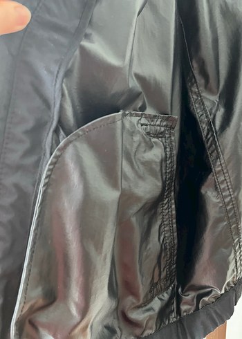 Mavi Fermuarlı Midi Ceket - Görsel 5