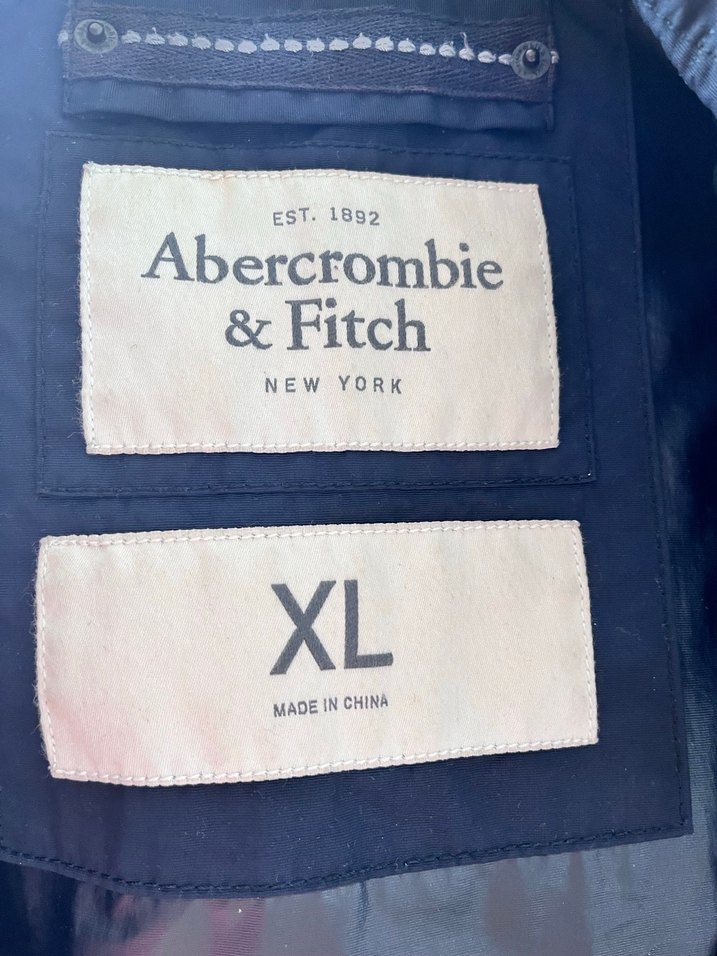 Mavi Fermuarlı Midi Ceket - Görsel 3