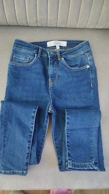 xs Beden lacivert Renk Jean pantolon
