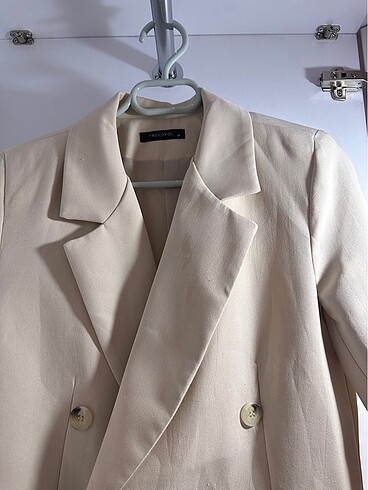 38 Beden ten rengi Renk Oversize blazer ceket