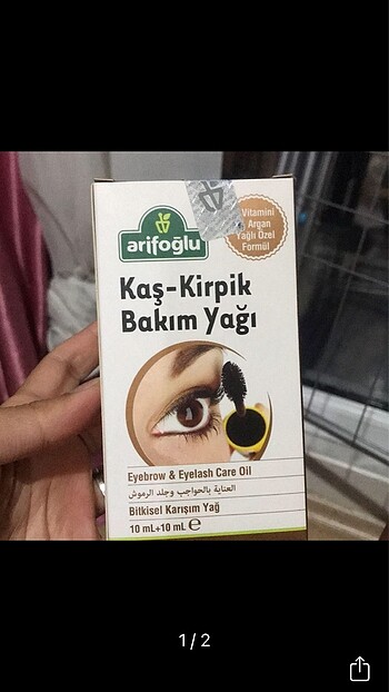 Arifoğlu kaş kirpik bakım yağı