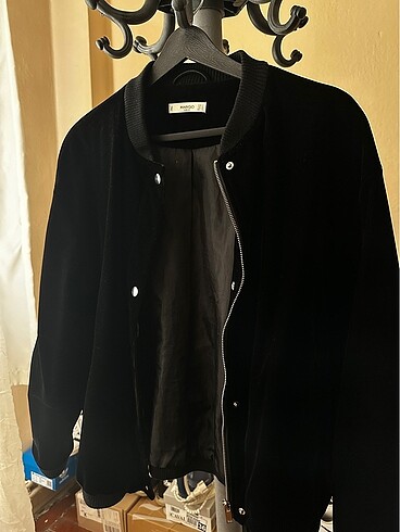 Mango SÜET HAFİF BOMBER CEKET