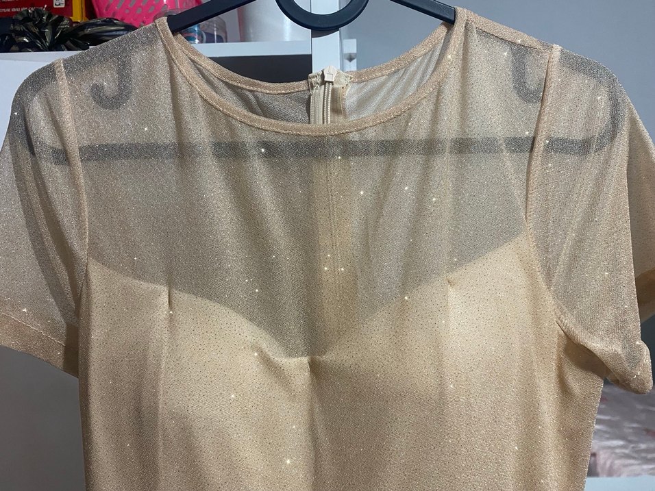 Bej Uzun Kollu Vintage Bohem Elbise - Görsel 3