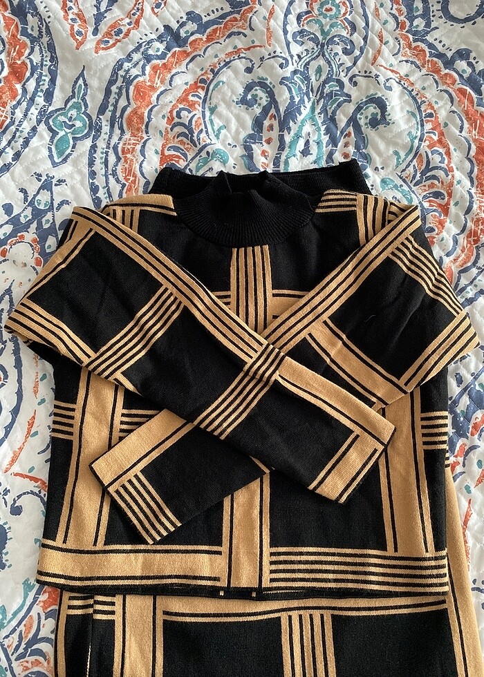 kalem etek kazak takımı - Görsel 2