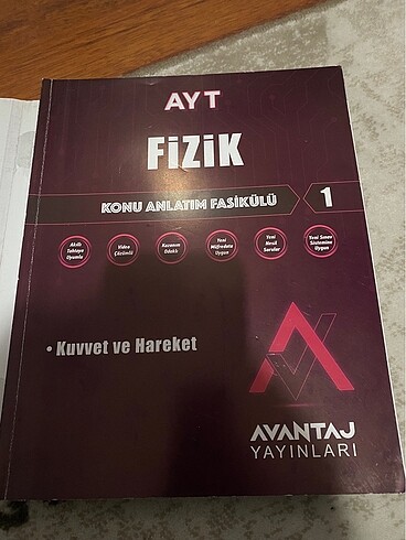  Avantaj yayınları AYT Fizik