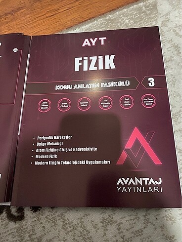  Beden Renk Avantaj yayınları AYT Fizik