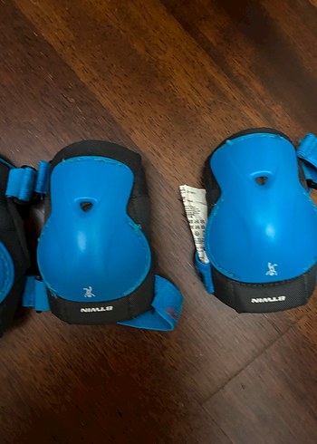 Mavi Biker Diz Koruyucu Velcro Bantlı - Görsel 2