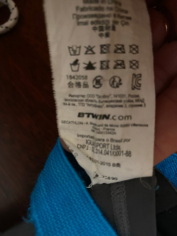 Mavi Biker Diz Koruyucu Velcro Bantlı - Görsel 3