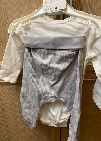 Uzun Kollu Pamuklu Erkek Bebek Body 3'lü Set - Görsel 3