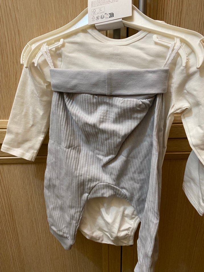 Uzun Kollu Pamuklu Erkek Bebek Body 3'lü Set - Görsel 3