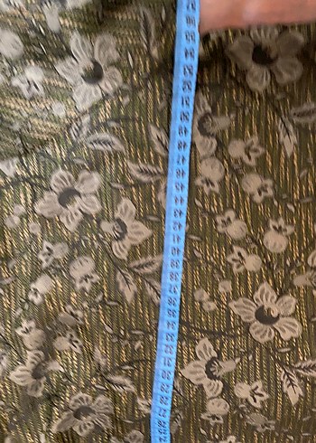 Vintage desenli uzun özel dikim pardesü - Görsel 4