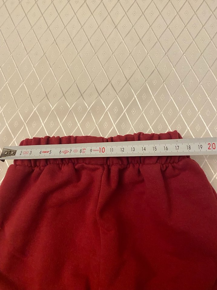 Bordo Rahat Kesim Kız Eşofman Altı - Görsel 3