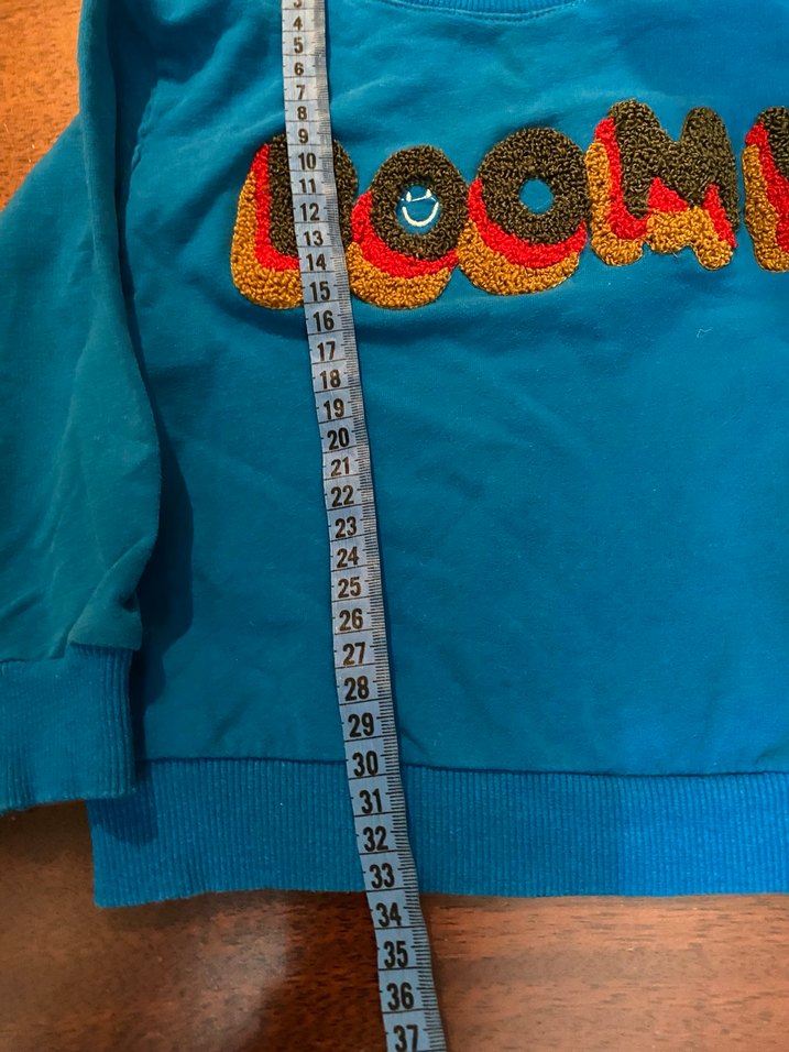 Mavi Uzun Kollu Erkek Sweatshirt - Görsel 2