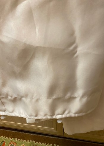 Bej Parlak Düz Perde - Görsel 3