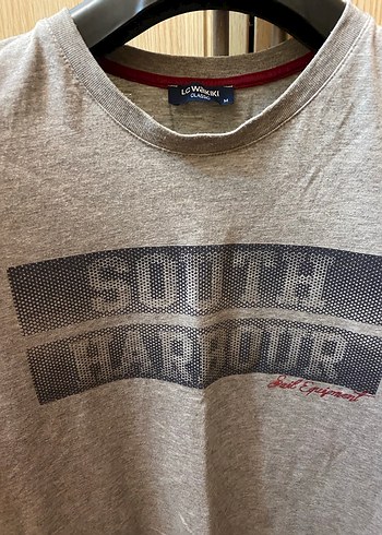 Gri Baskılı Erkek Kısa Kollu Tişört - Görsel 2