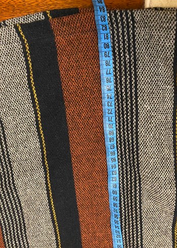 Bohem Tarzı Çizgili  Etek - Görsel 2