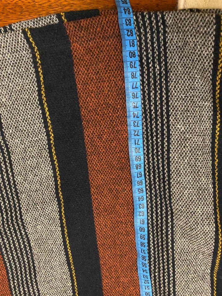 Bohem Tarzı Çizgili  Etek - Görsel 2