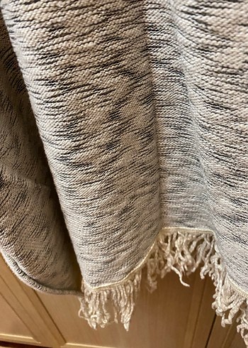 Bohem Gri Örgü Boğazlı Kadın Kazak - Görsel 3