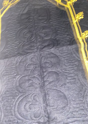 Siyah Üzerine Etamin seccade . - Görsel 3