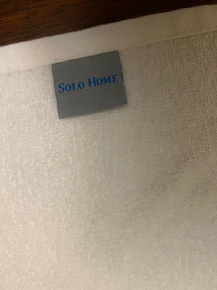 Nakışlı Beyaz Parlak Havlu - Görsel 3