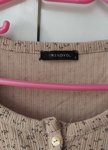 s Beden Trendyolmilla desenli Crop bluz