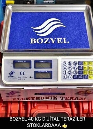 TERAZİ DİJİTAL ELEKTRONİK ÇİFT EKRAN 40.KG.KAPASİTELİ