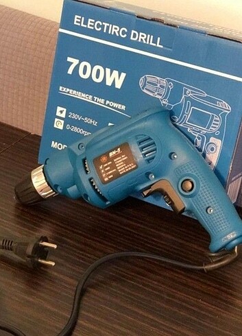 KABLOLU ELEKTRİKLİ 6 DEVİRLİ KADEMELİ MATKAP 