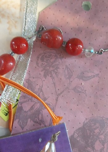 Renkli Mini Boncuklu Küpeler - Görsel 2