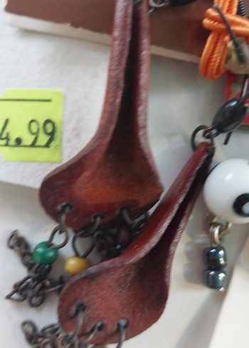 Renkli Mini Boncuklu Küpeler - Görsel 8