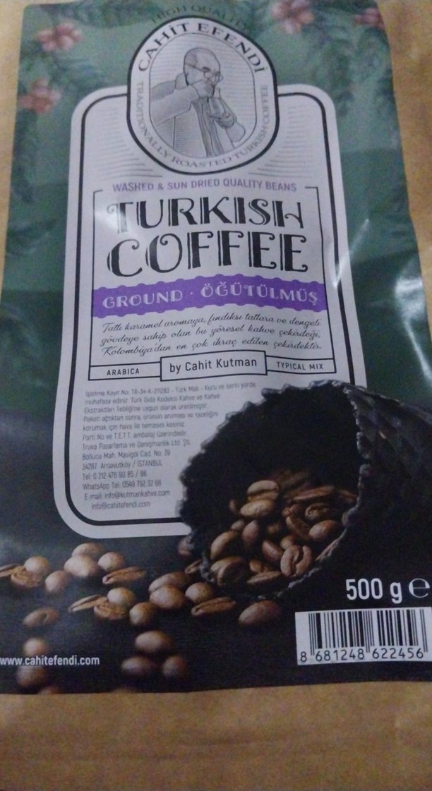 Cahit Kutman Türk Kahvesi 500g - Görsel 3