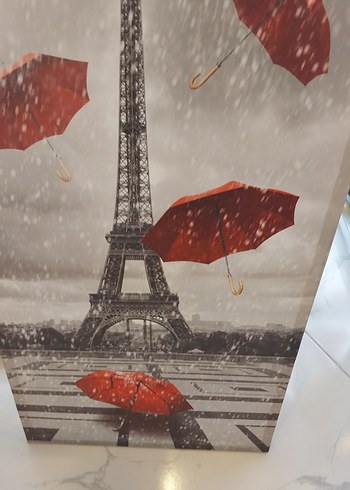 Baskılı Paris Kulesi Desenli Kadın Şemsiye - Görsel 3