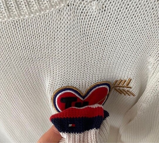 l Beden beyaz Renk Tommy Hilfiger kazak