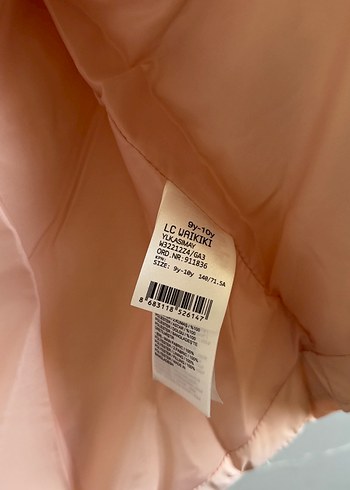 Kız Çocuk Pembe Kürklü Kapüşonlu Yelek - Görsel 4