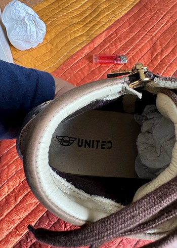 United Nude Kahverengi Süet Dolgu Topuklu Bağcıklı Kadın Spor yarım bot