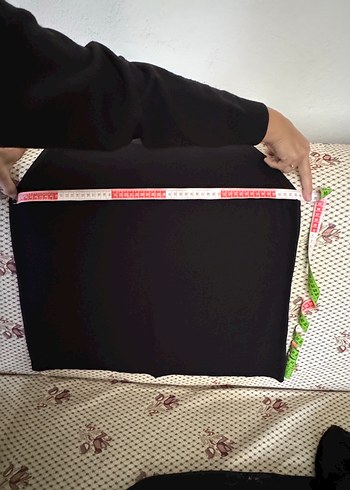 Siyah Parlak payetli Uzun ceket - Görsel 6