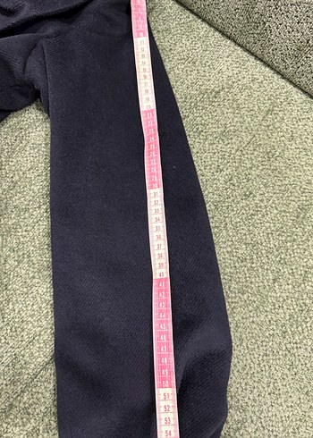 Düğmeli Siyah Kadın Kaban - Görsel 10