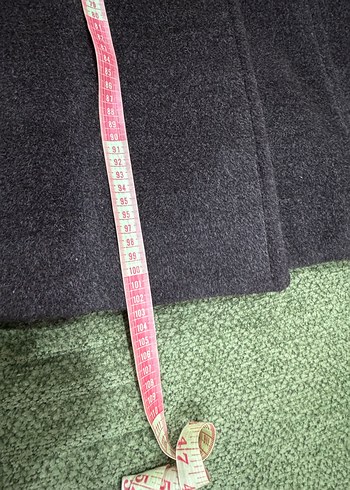 Kahverengi kaşmir kaban. - Görsel 11