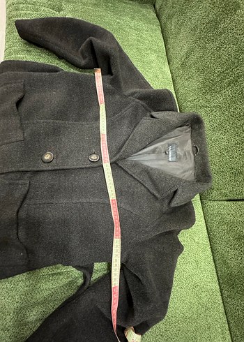 Kahverengi kaşmir kaban. - Görsel 7